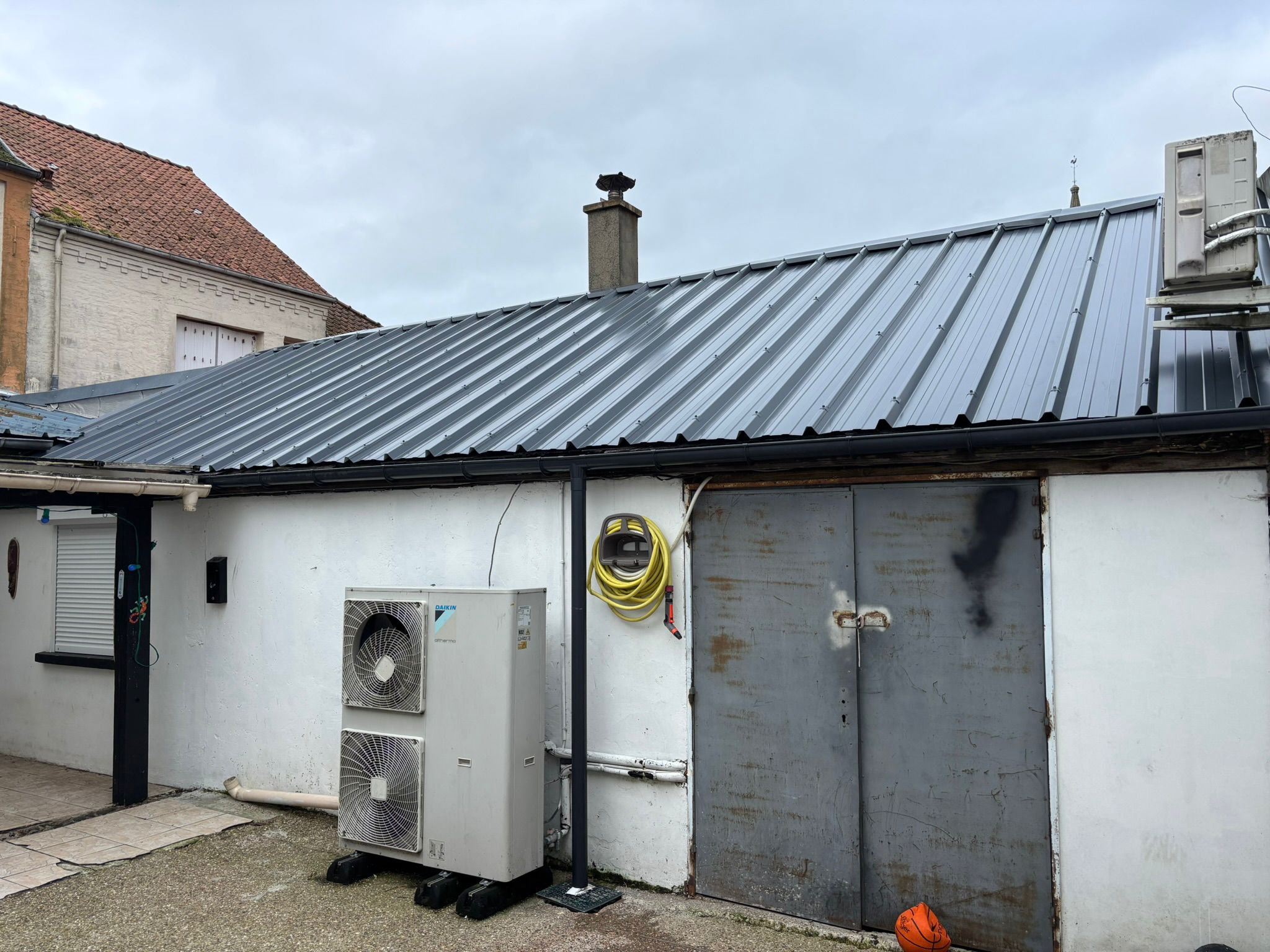 pose de toiture bac acier, couvreur Hesdin